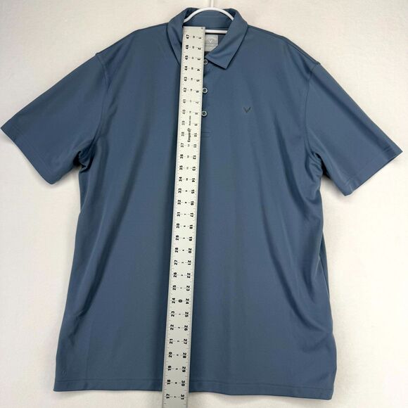 Callaway Opti-Dri Mens Gray Performance Moisture Wicking Golf Polo‎ Size L - Picture 8 of 9